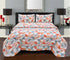 Comforter Set - Orange & Grey